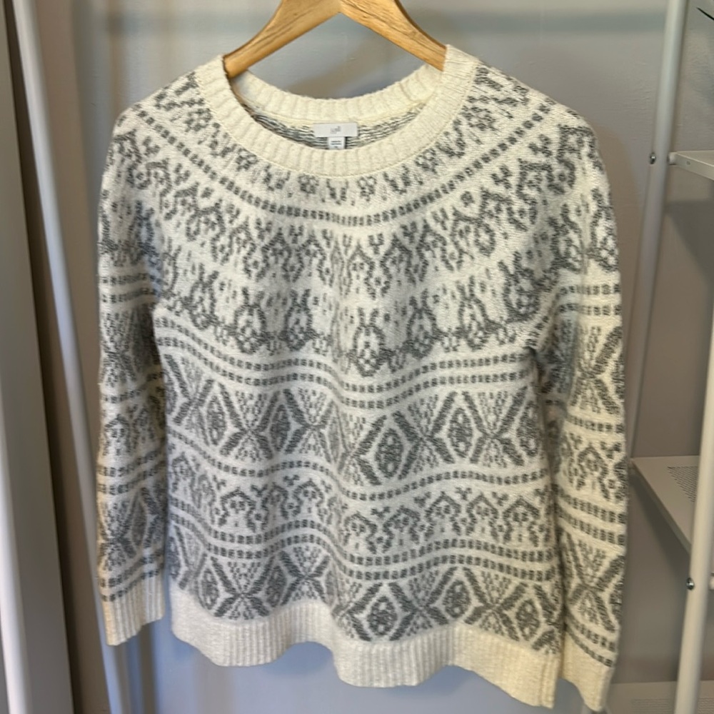 J. Jill winter pattern sweater